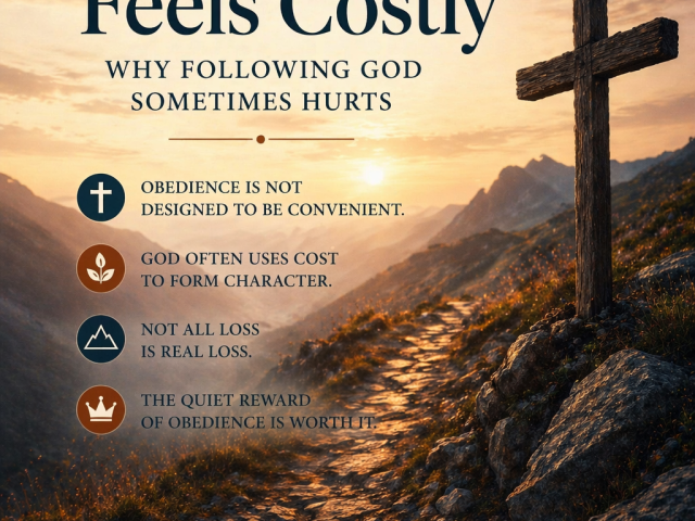 When Obedience Feels Costly — Why Following God Sometimes Hurts
