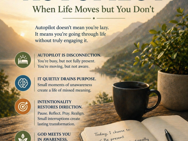 The Danger of Living on Autopilot — When Life Moves but You Don’t